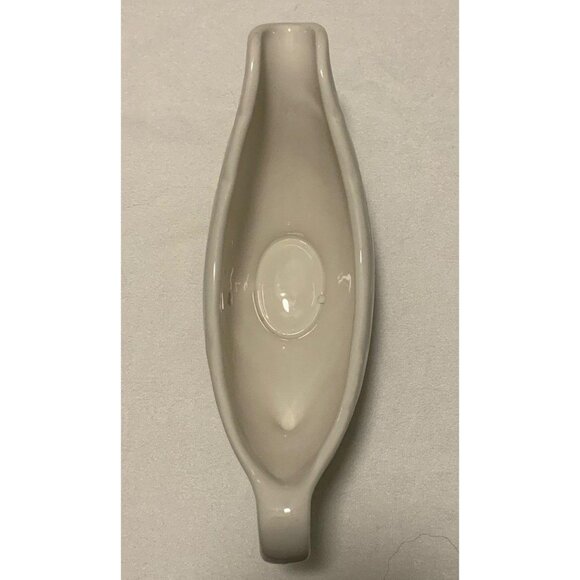 Vintage Homer Laughlin Gravy Boat Eggshell Sauce Boat Embossed Serving Handle - Picture 6 of 12